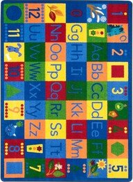 Joy Carpets Kid Essentials Around the Block II Multi